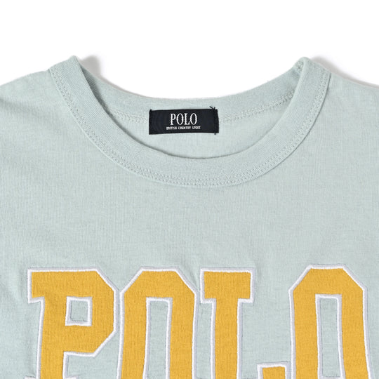 【KIDS】POLOロゴワッペンロングスリーブTシャツ