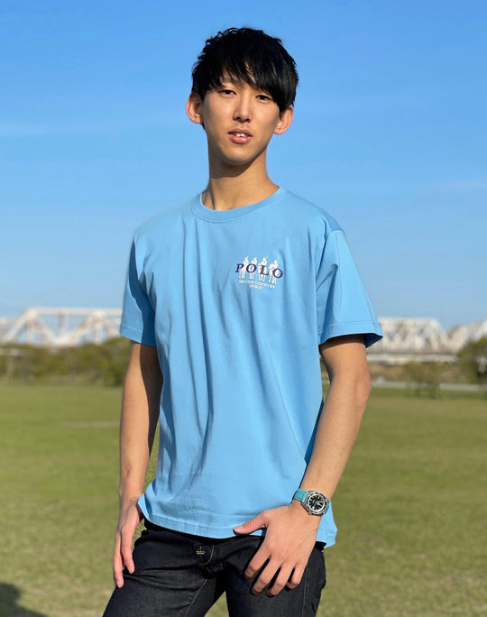 4PlayersスモールプリントTシャツ - POLO BCS（ポロ・ビーシーエス）