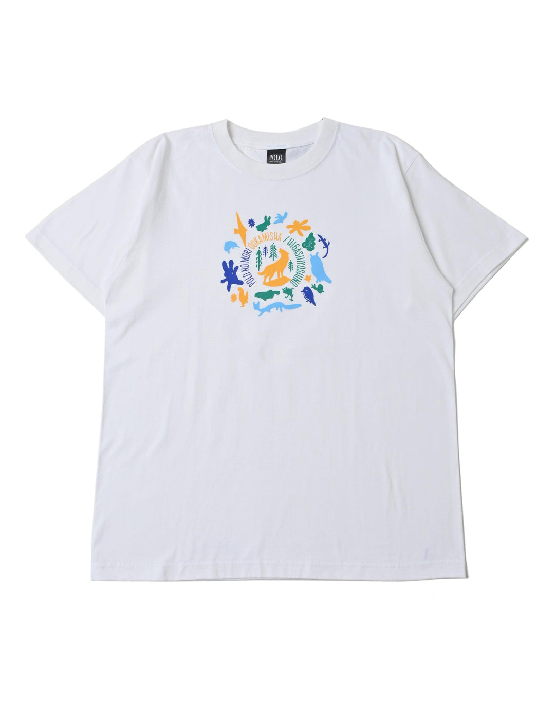 おおかみ舎ロゴプリントTシャツ - POLO BCS（ポロ・ビーシーエス）