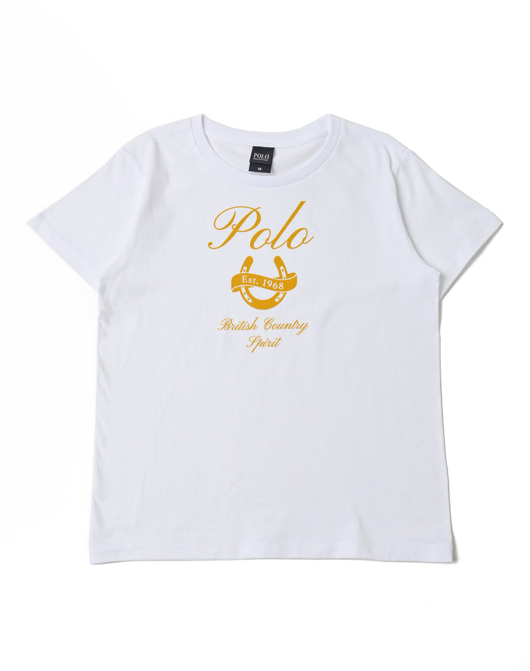 【WOMEN’S】馬蹄ロゴプリント婦人Tシャツ