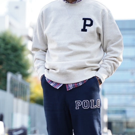 【MEN’S】POLOバックブラッシュクルーネック