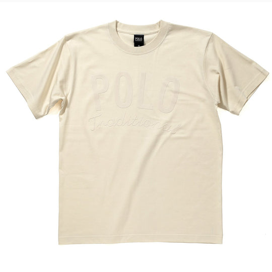 【WOMEN’S】POLOフロッキープリント/6.2オンスTシャツ