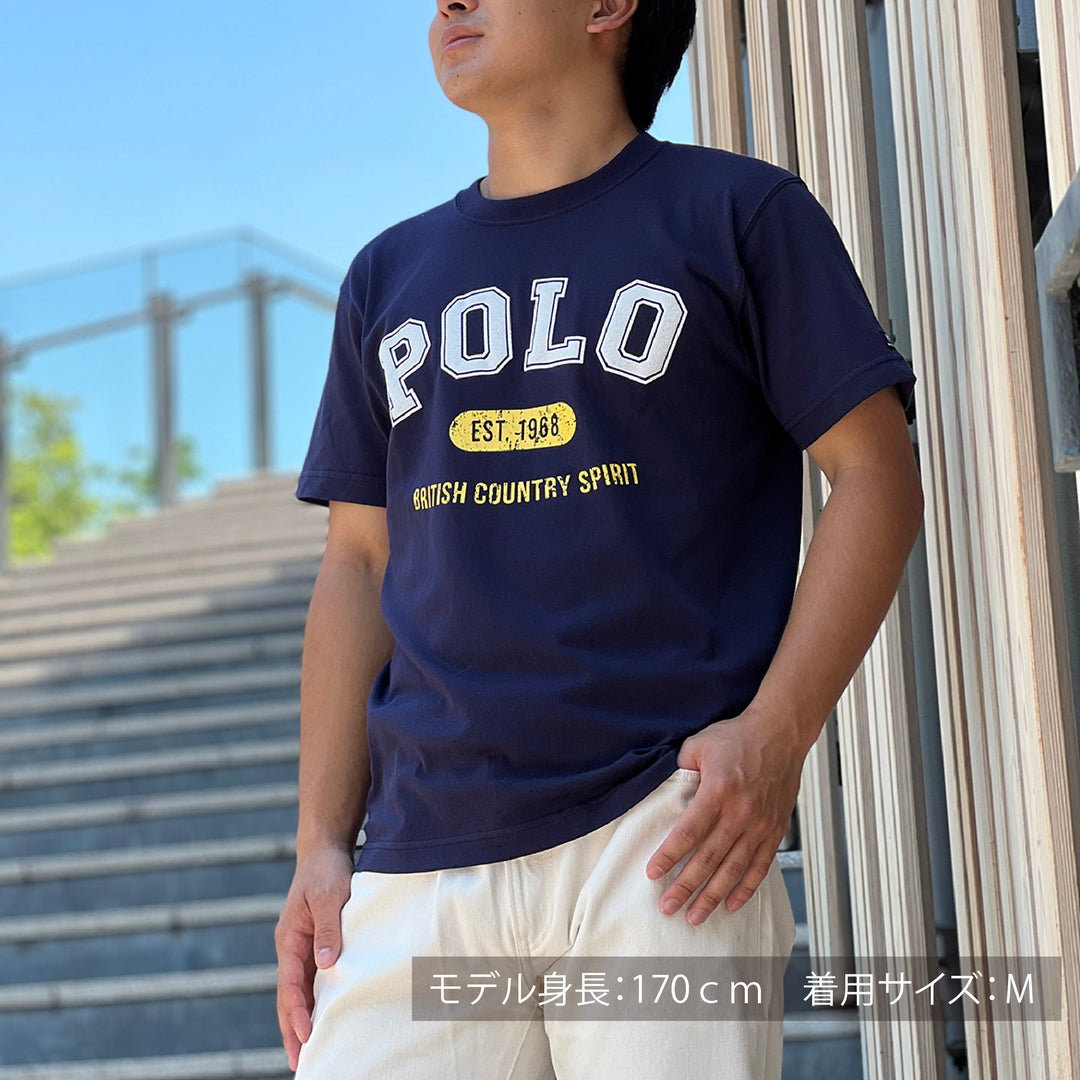 【MEN’S】POLOビンテージ調プリント/ヘビーオンスTシャツ