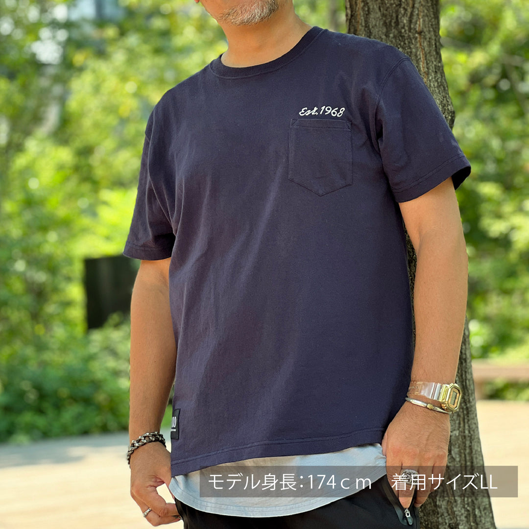 【MEN’S】P刺繍ポイント/ヘビーオンスTシャツ